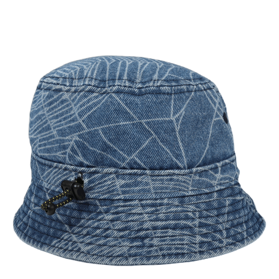 Web Denim Bucket Hat Washed Indigo