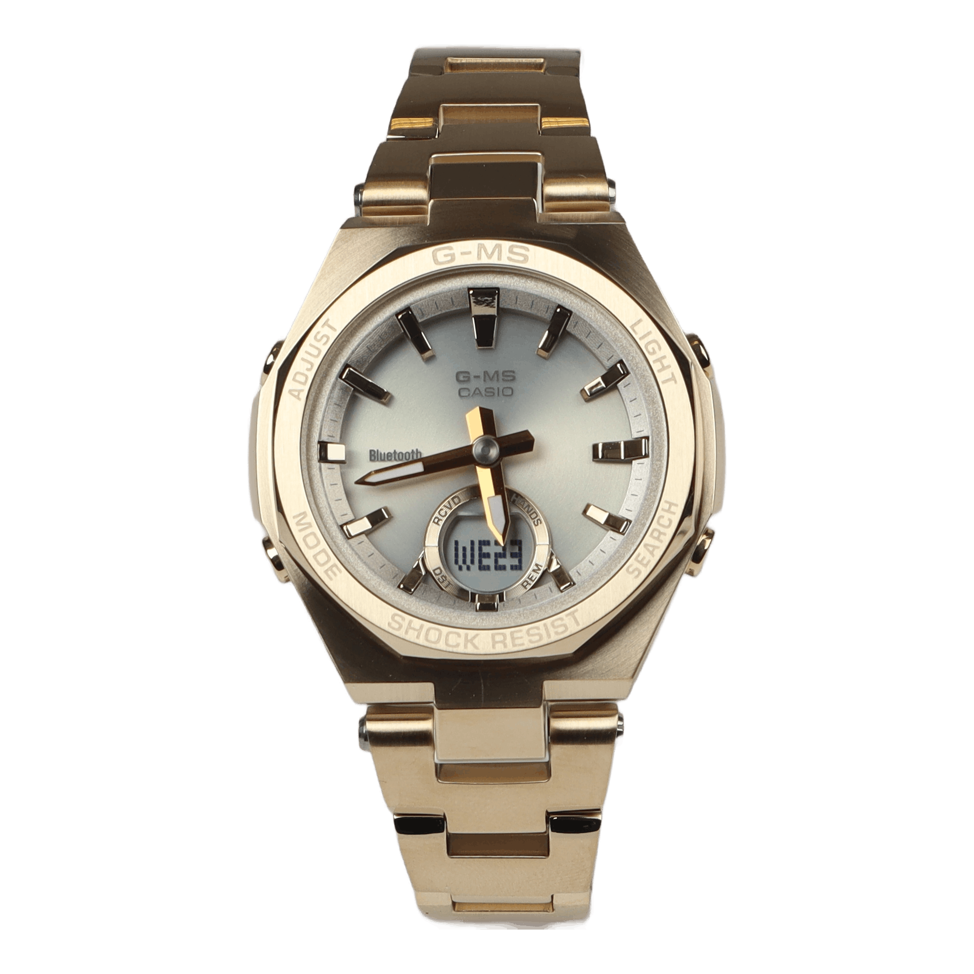 Baby g gold watch sales