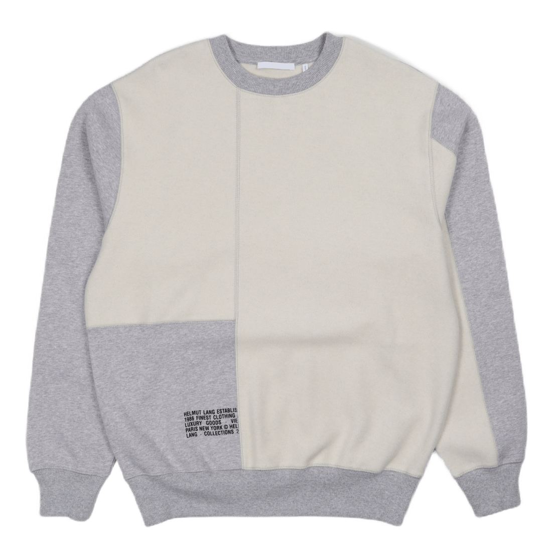 Colorblock Crew.cont Light Heather Grey