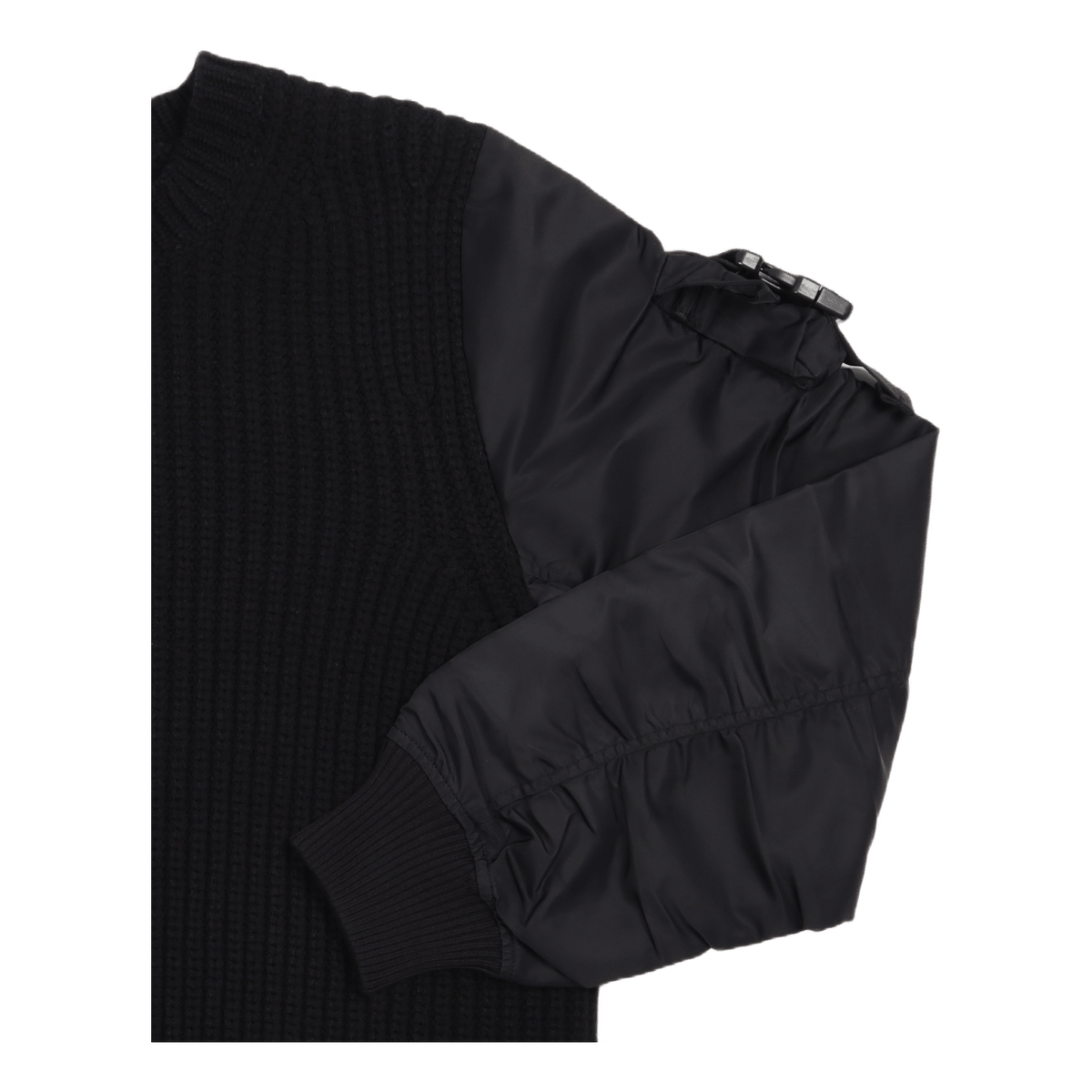 Nylon Slv Crew.aviat Black