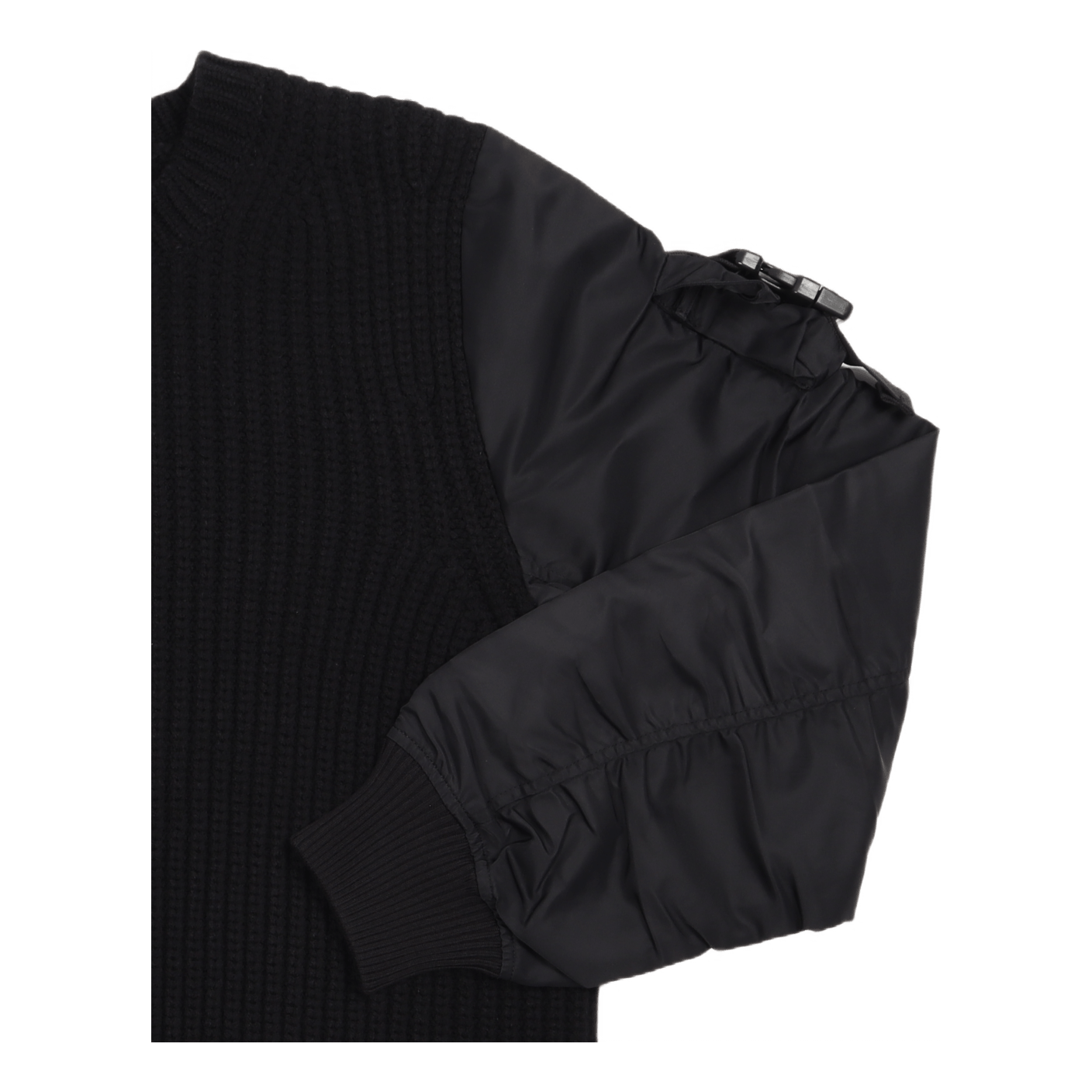 Nylon Slv Crew.aviat Black