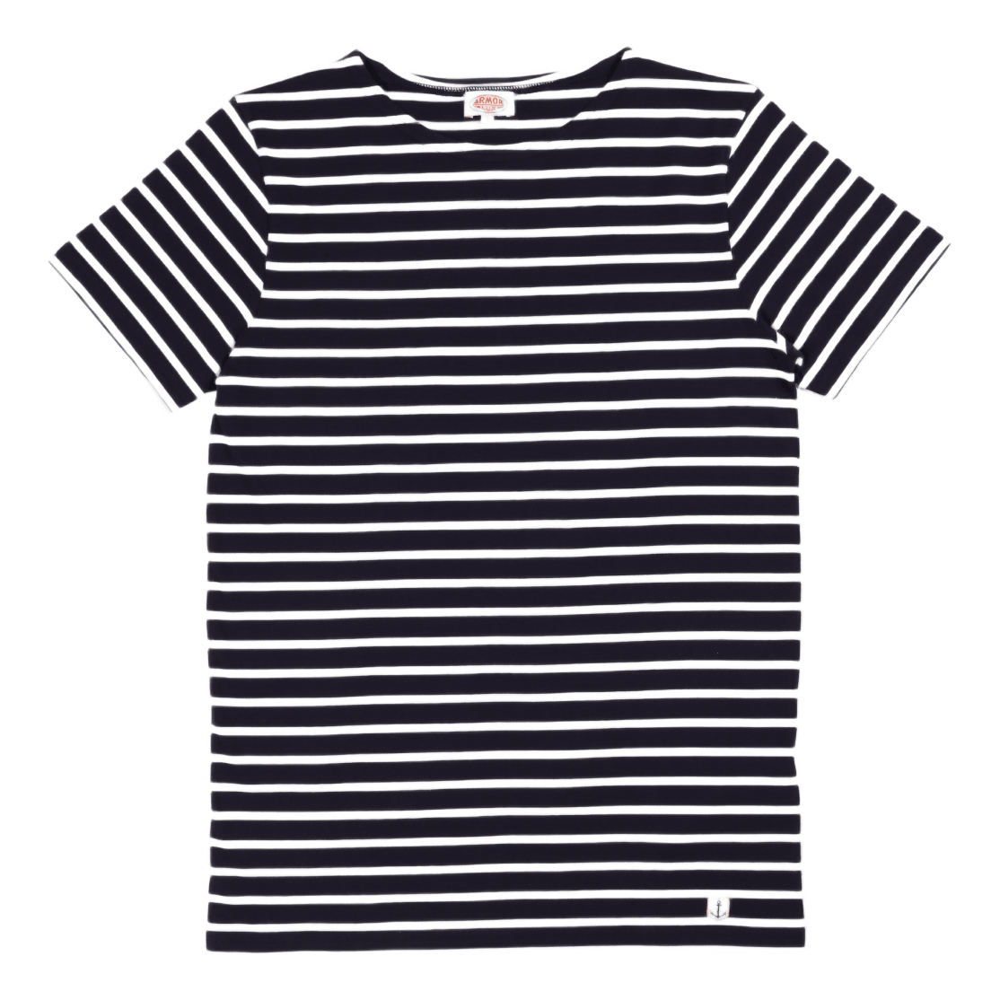 Striped Breton Shirt &quot;hoëdic&quot; Black/ White