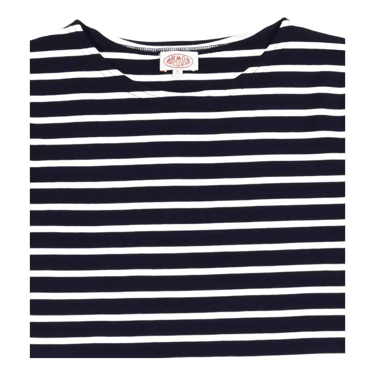 Striped Breton Shirt "hoëdic" Black/ White