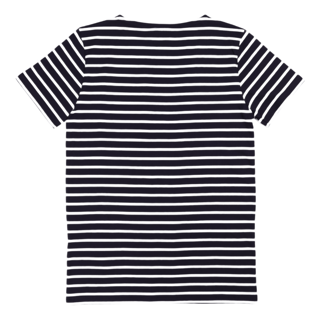 Striped Breton Shirt "hoëdic" Navire Navy/ White