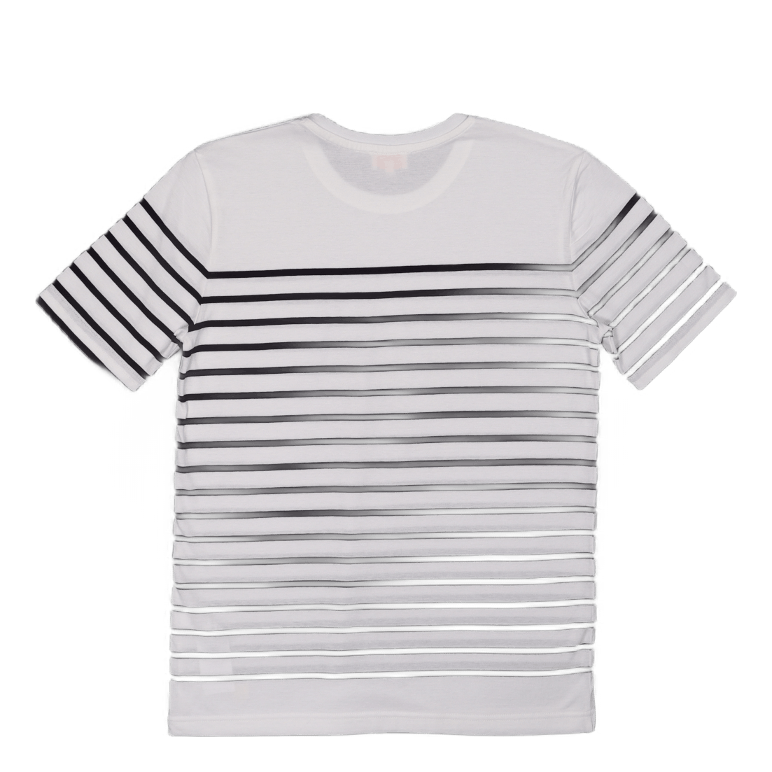 Striped Breton Shirt''etel'' White/navire Navy