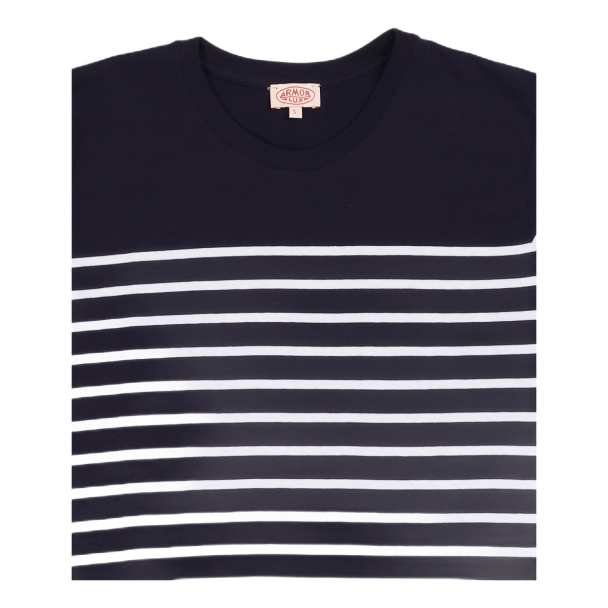 Striped Breton Shirt''etel'' Navire Navy/ White