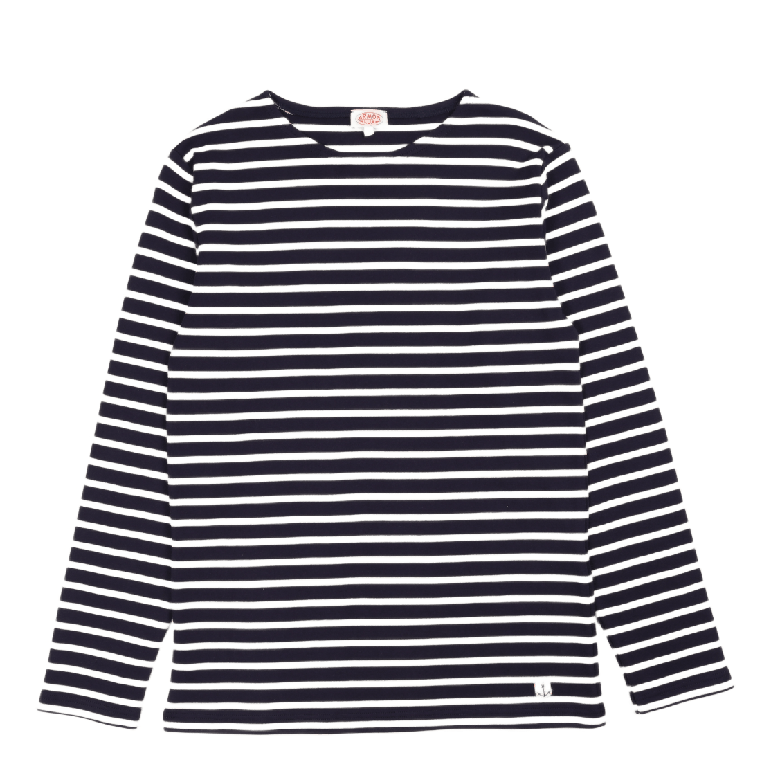 Striped Breton Shirt &quot;houat&quot; Navire Navy/ Nature