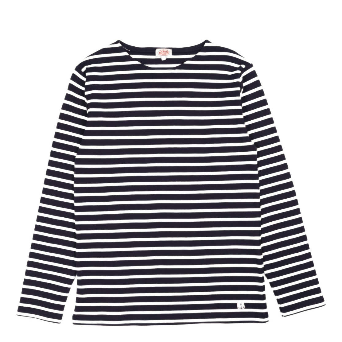 Striped Breton Shirt "houat" Navire Navy/ Nature
