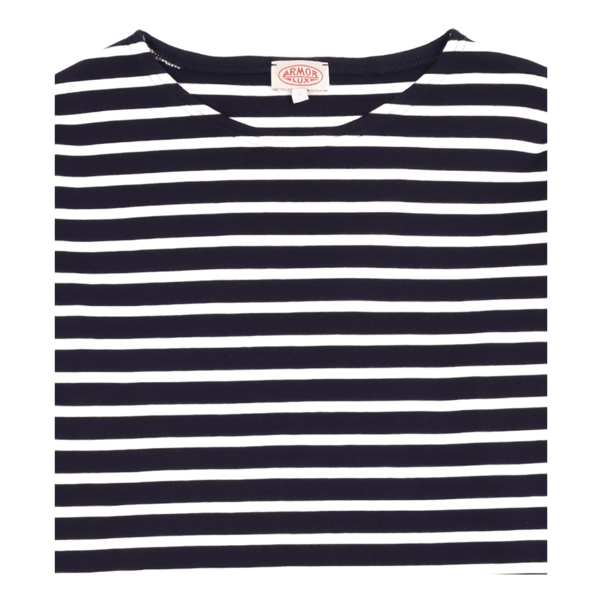 Striped Breton Shirt "houat" Navire Navy/ Nature