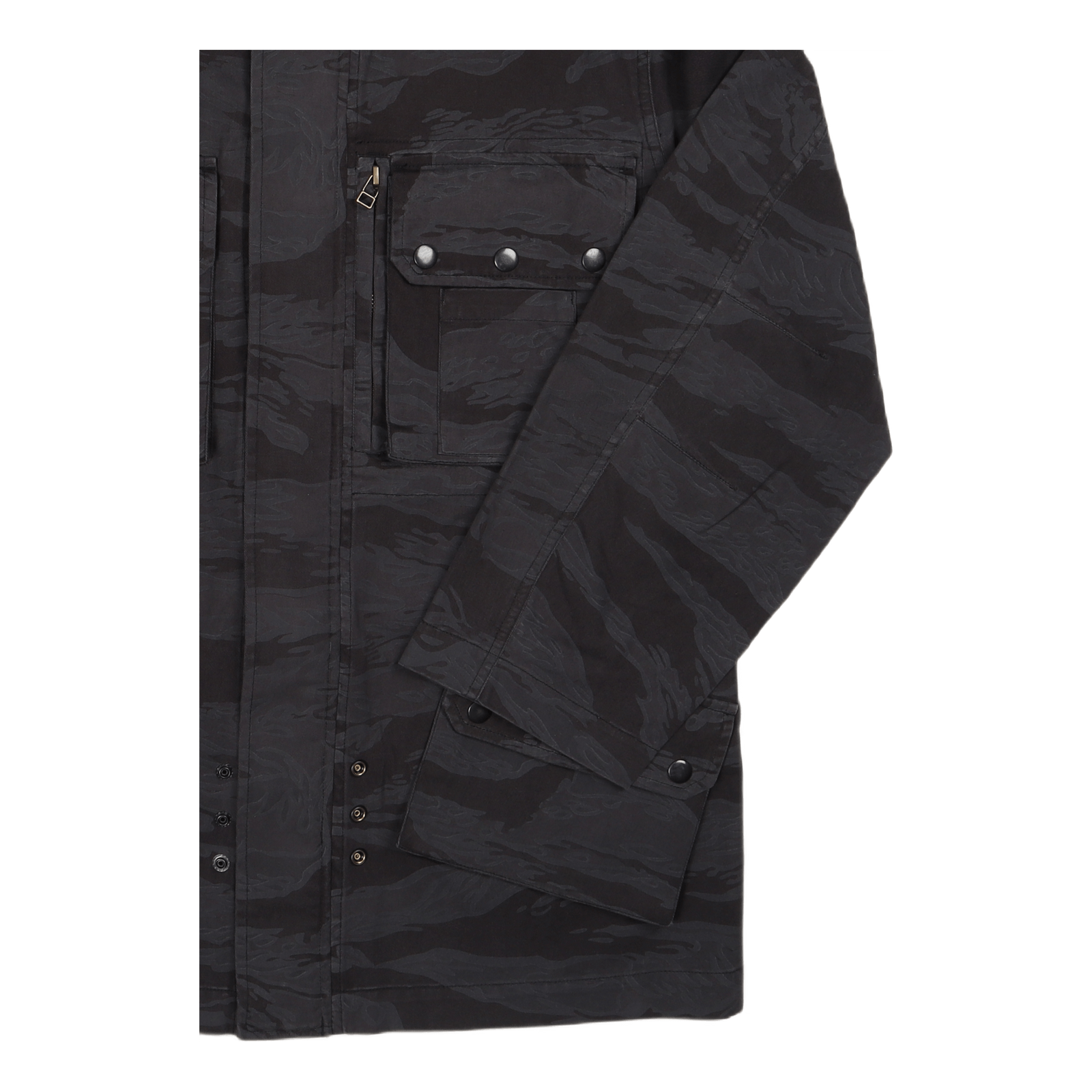 Camo Paratrooper Jacket Cotton Subdued Night Tigerstripe