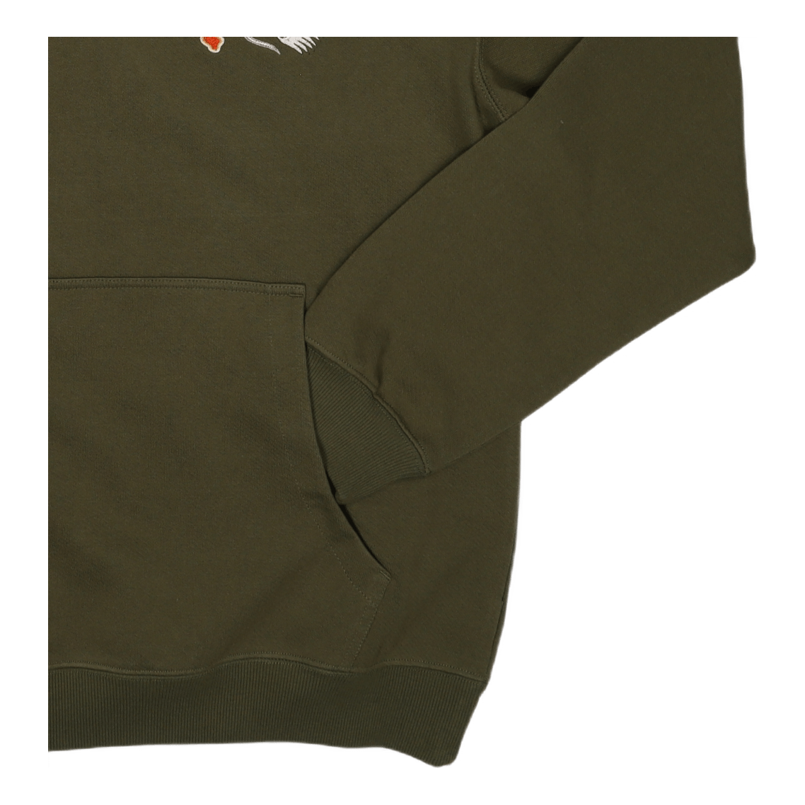 Maha Force Embroidered Hoody O Olive