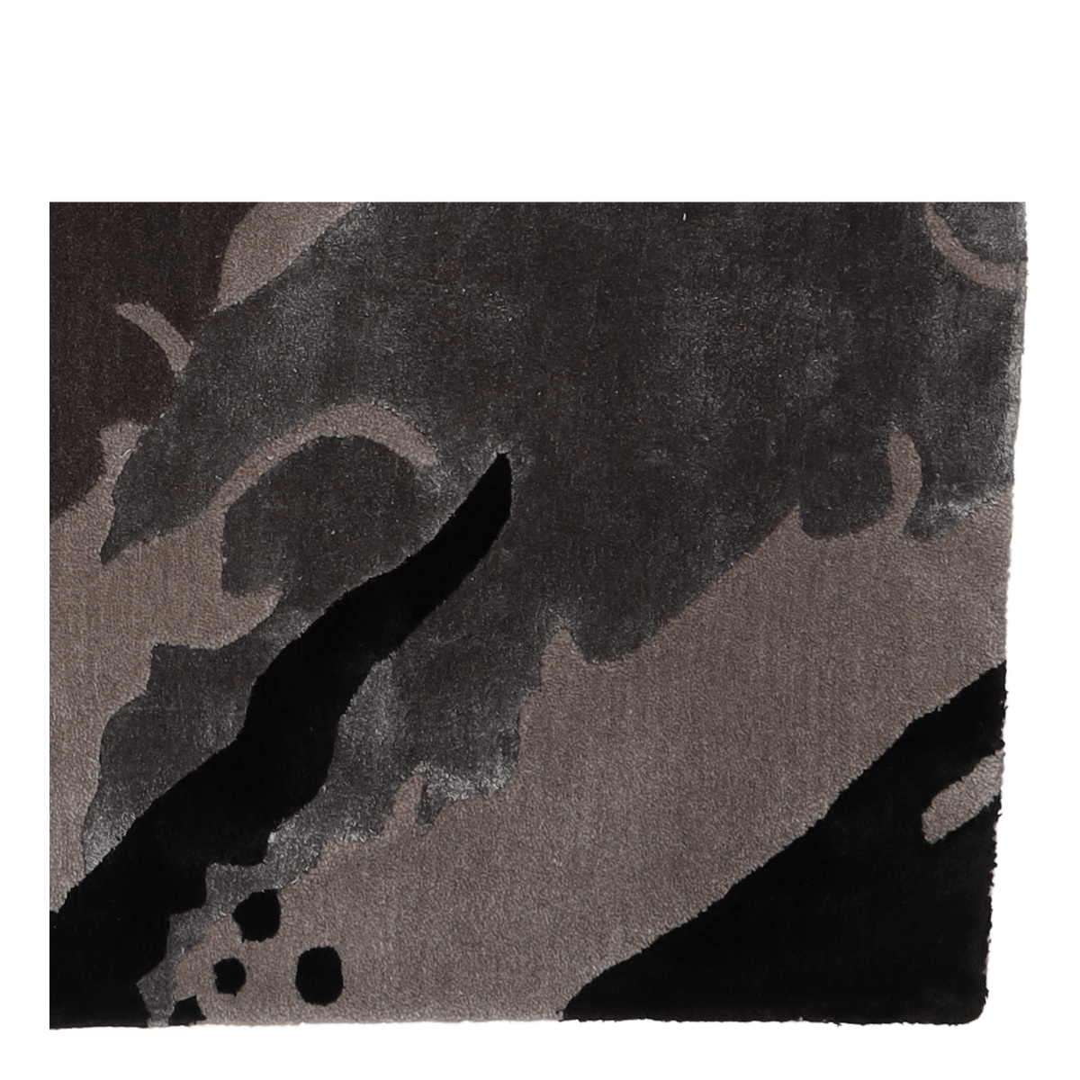 Xl Camo Rug Hand-tufted Wool Night