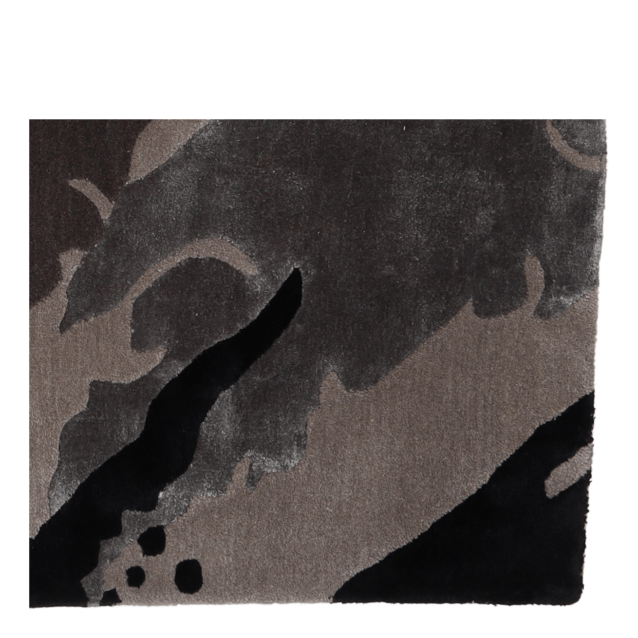 Xl Camo Rug Hand-tufted Wool Night