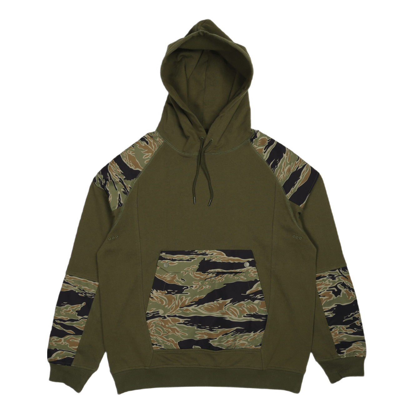Tech Hooded Sweat Ocs 450 Olive/mint Gold