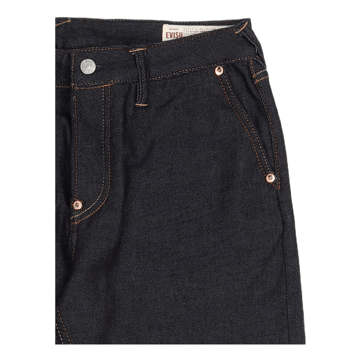 Kamon Applique Pocket Denim Jo Indigo Wash