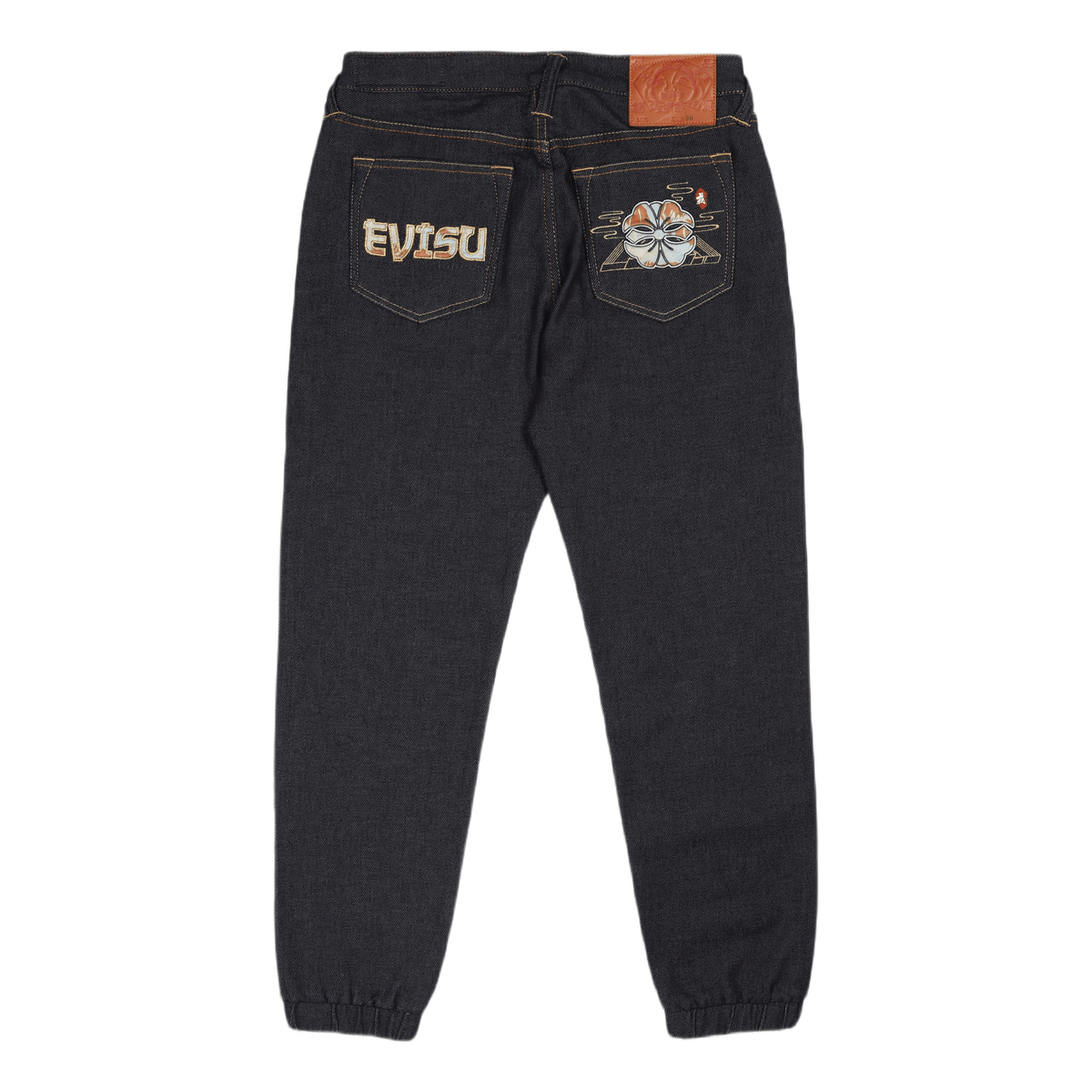 Kamon Applique Pocket Denim Jo Indigo Wash