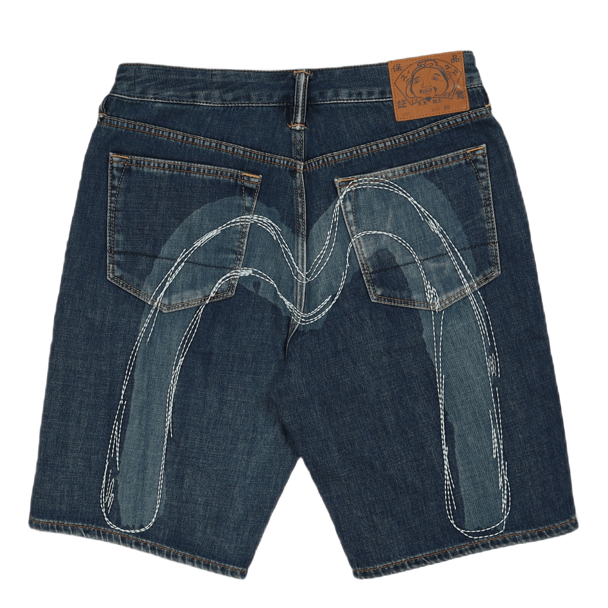 Discharge And Emb Freehand Sti Indigo Wash