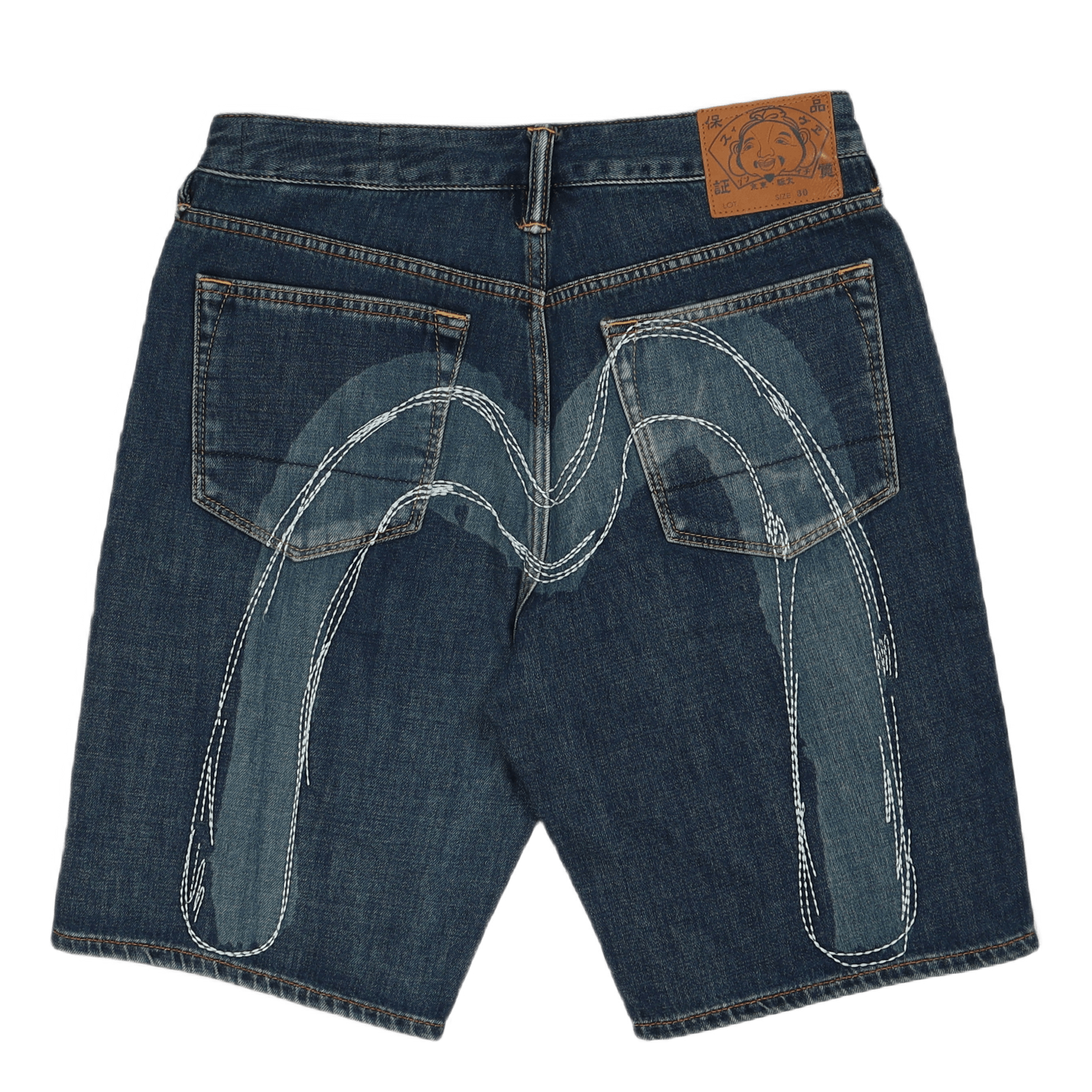 Discharge And Emb Freehand Sti Indigo Wash