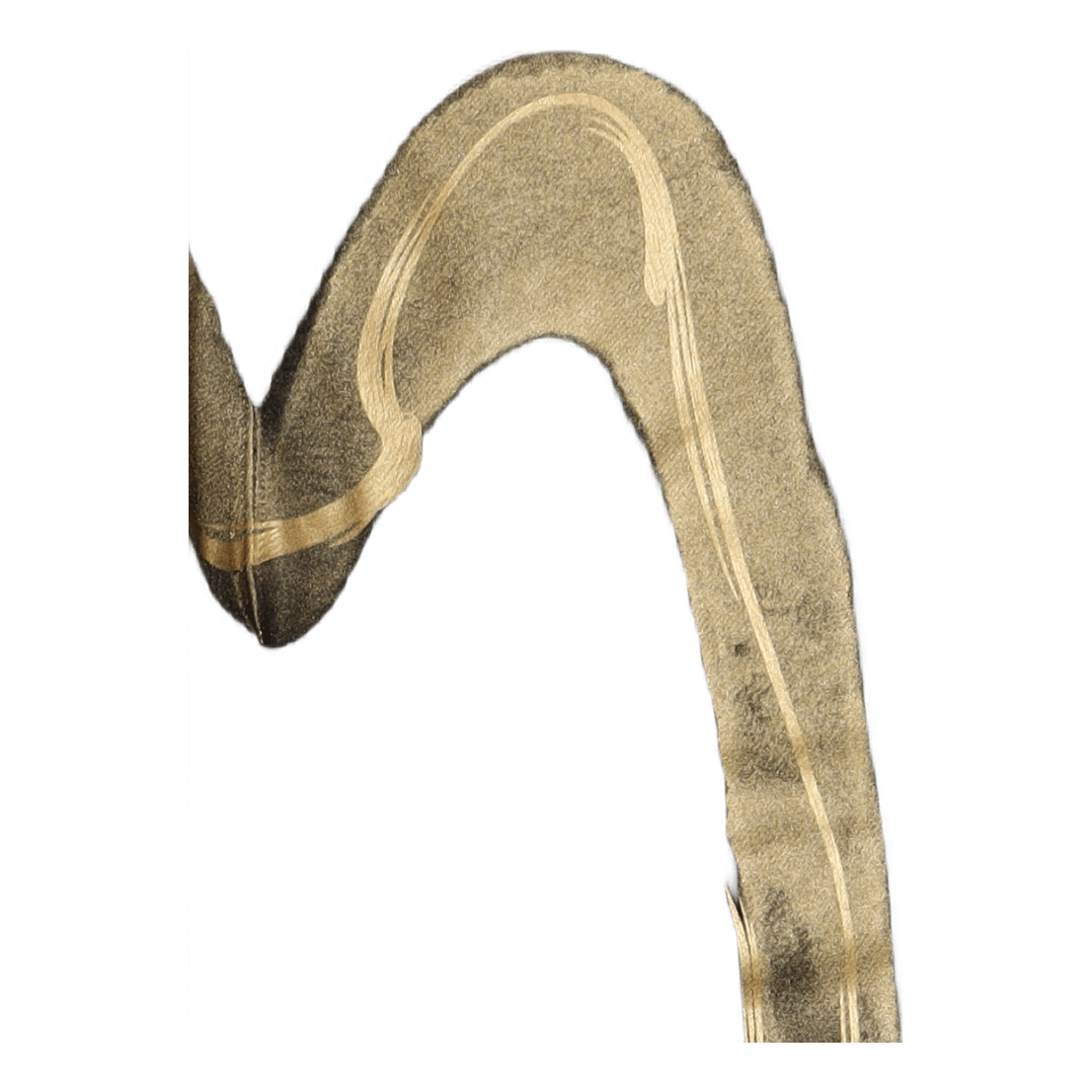 Calligraphy Foil Printed Daico Black