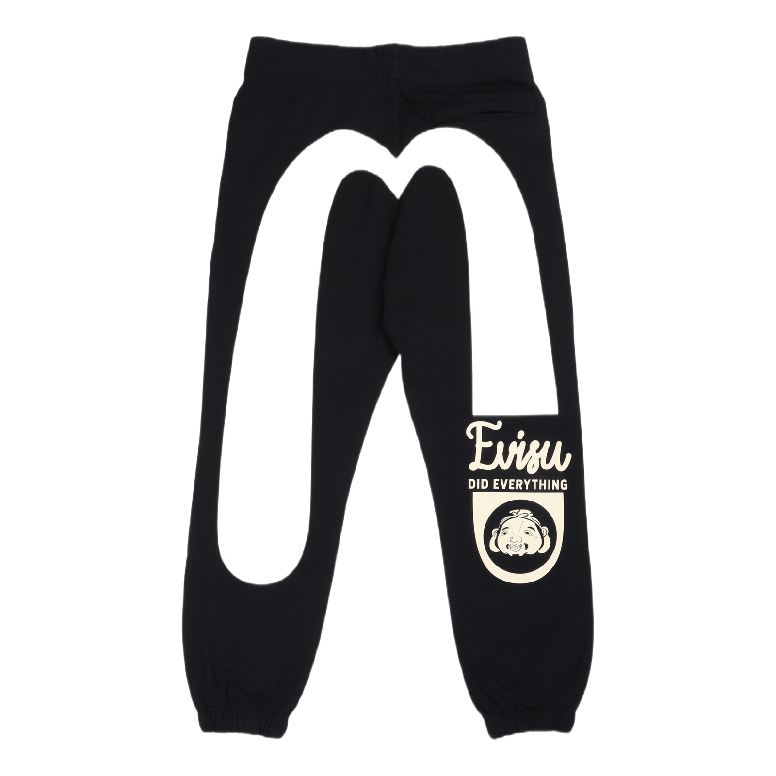 Classic Daicock Sweatpants Wit Black