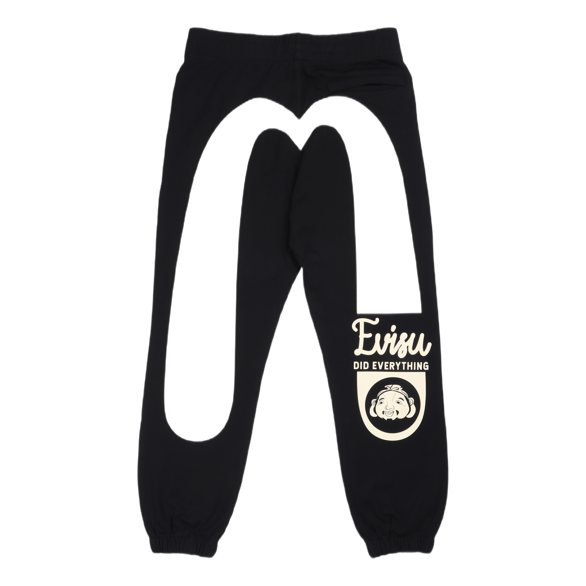 Classic Daicock Sweatpants Wit Black