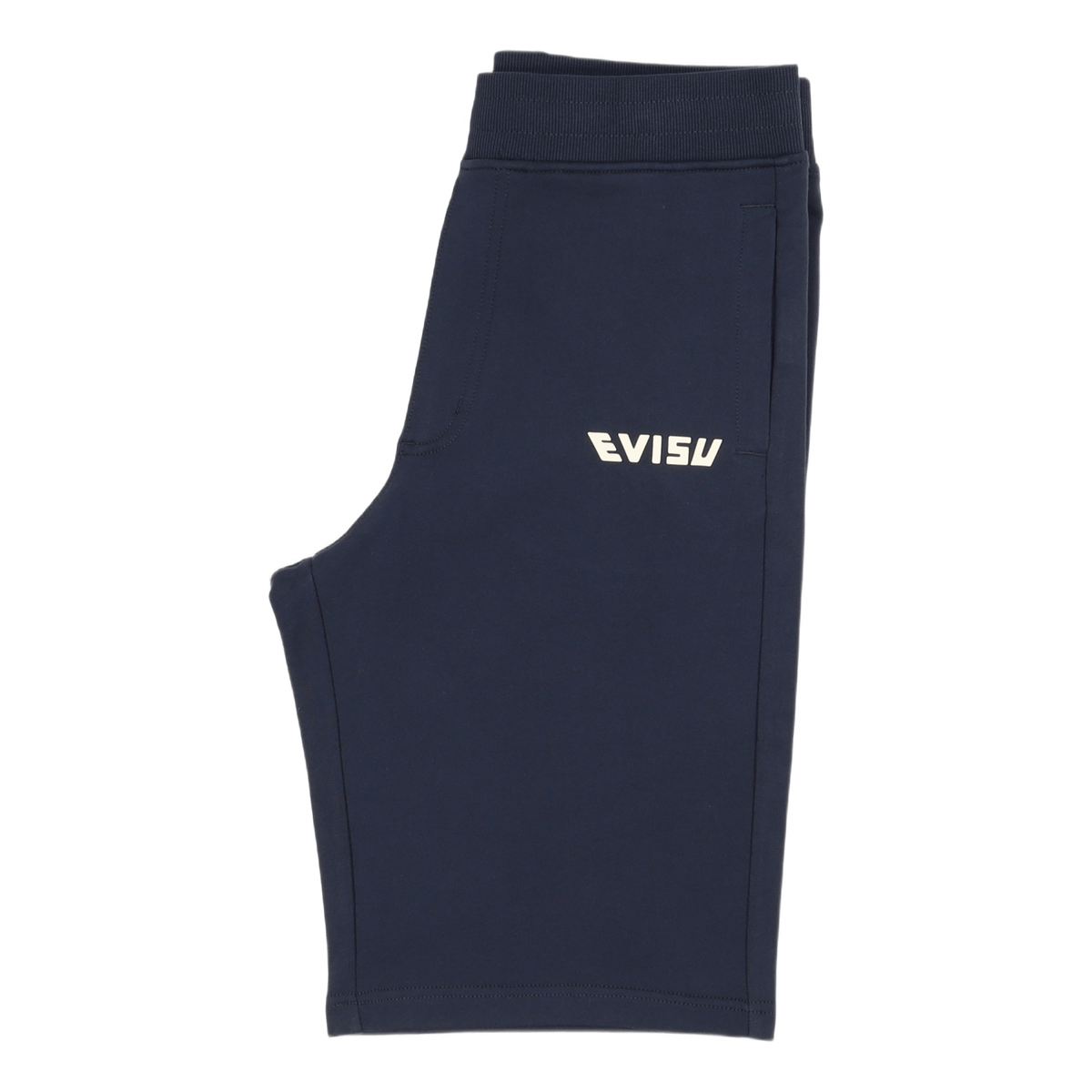 Tie Dye Sweatshorts With Print Dark Navy