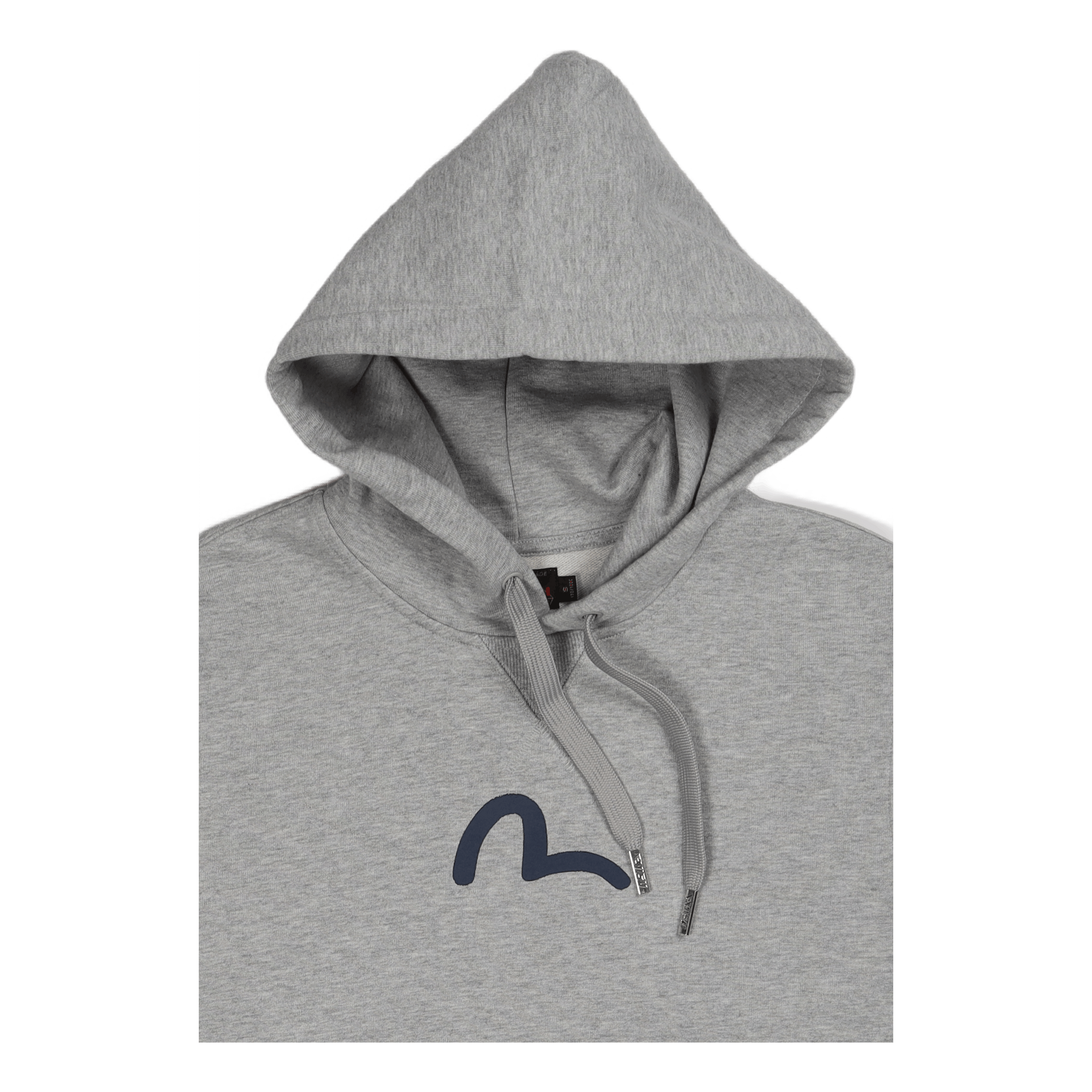 Evisu Basic Hooded Sweatshirt  Heather Grey