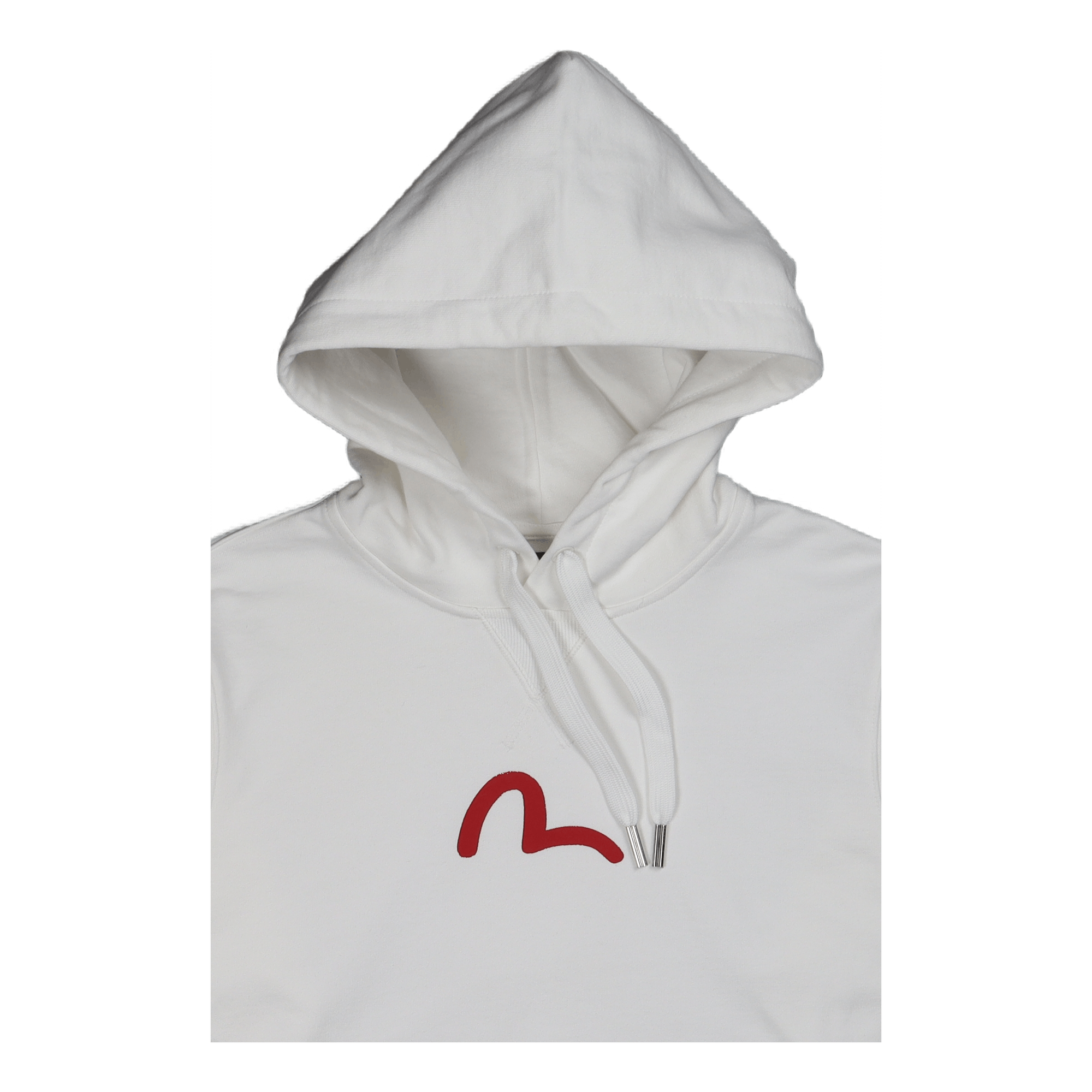 Evisu Basic Hooded Sweatshirt  Off White