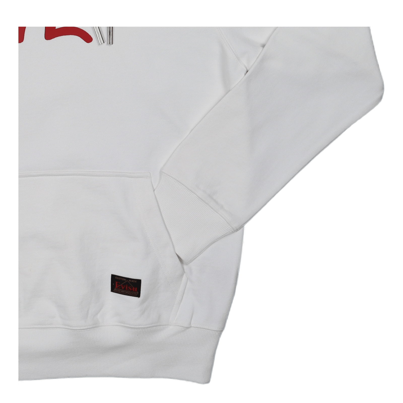 Evisu Basic Hooded Sweatshirt  Off White