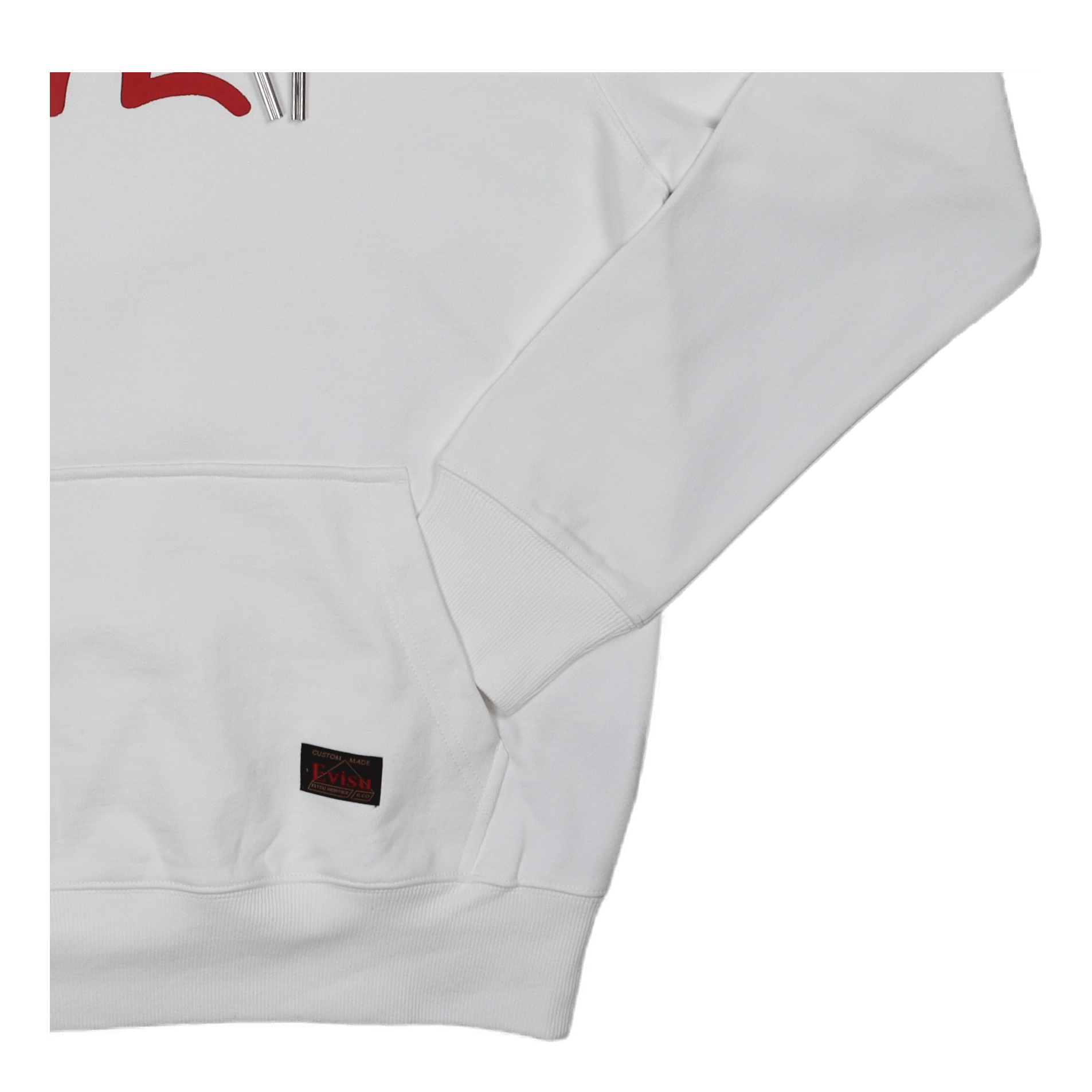 Evisu Basic Hooded Sweatshirt  Off White