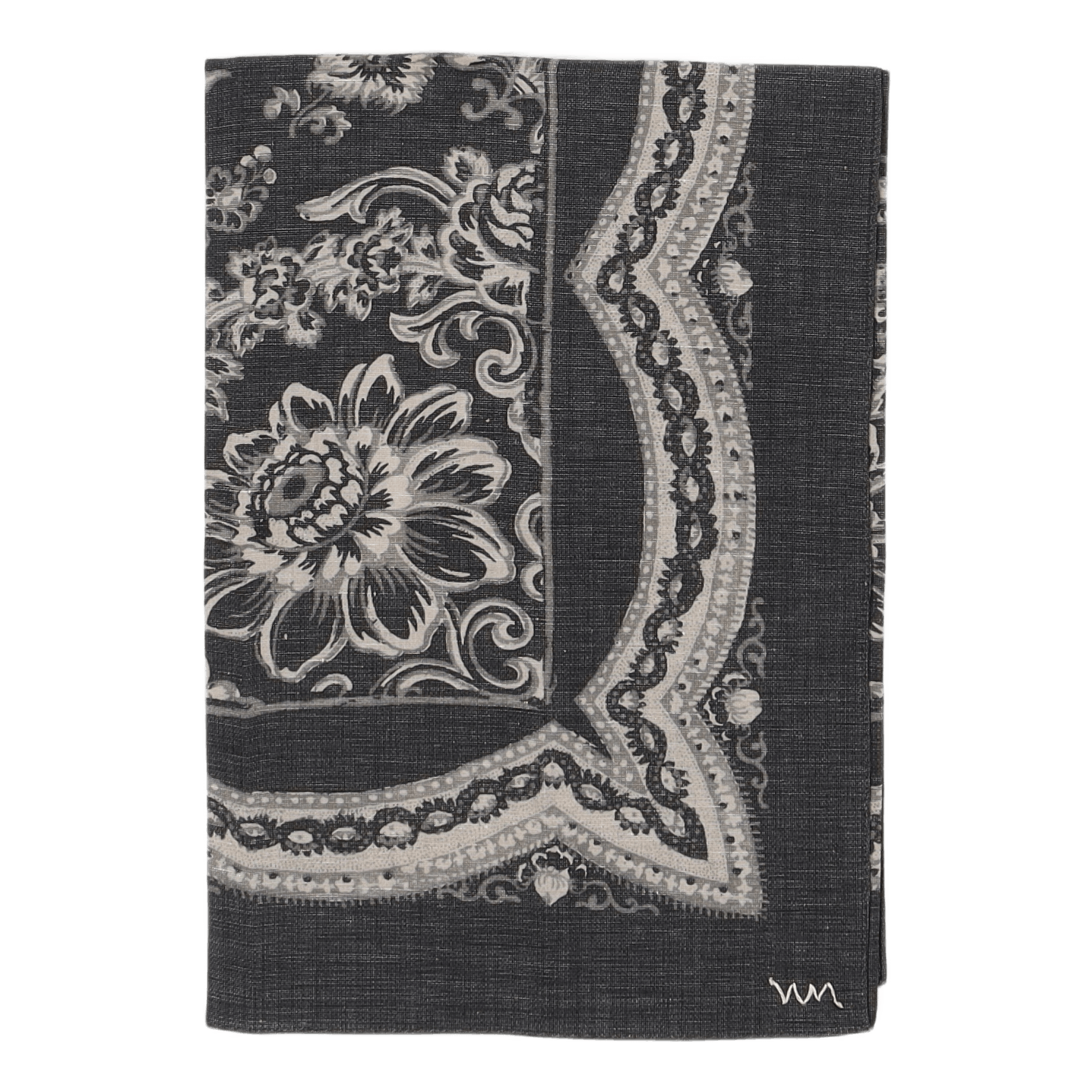 Wildflower Scarf Black