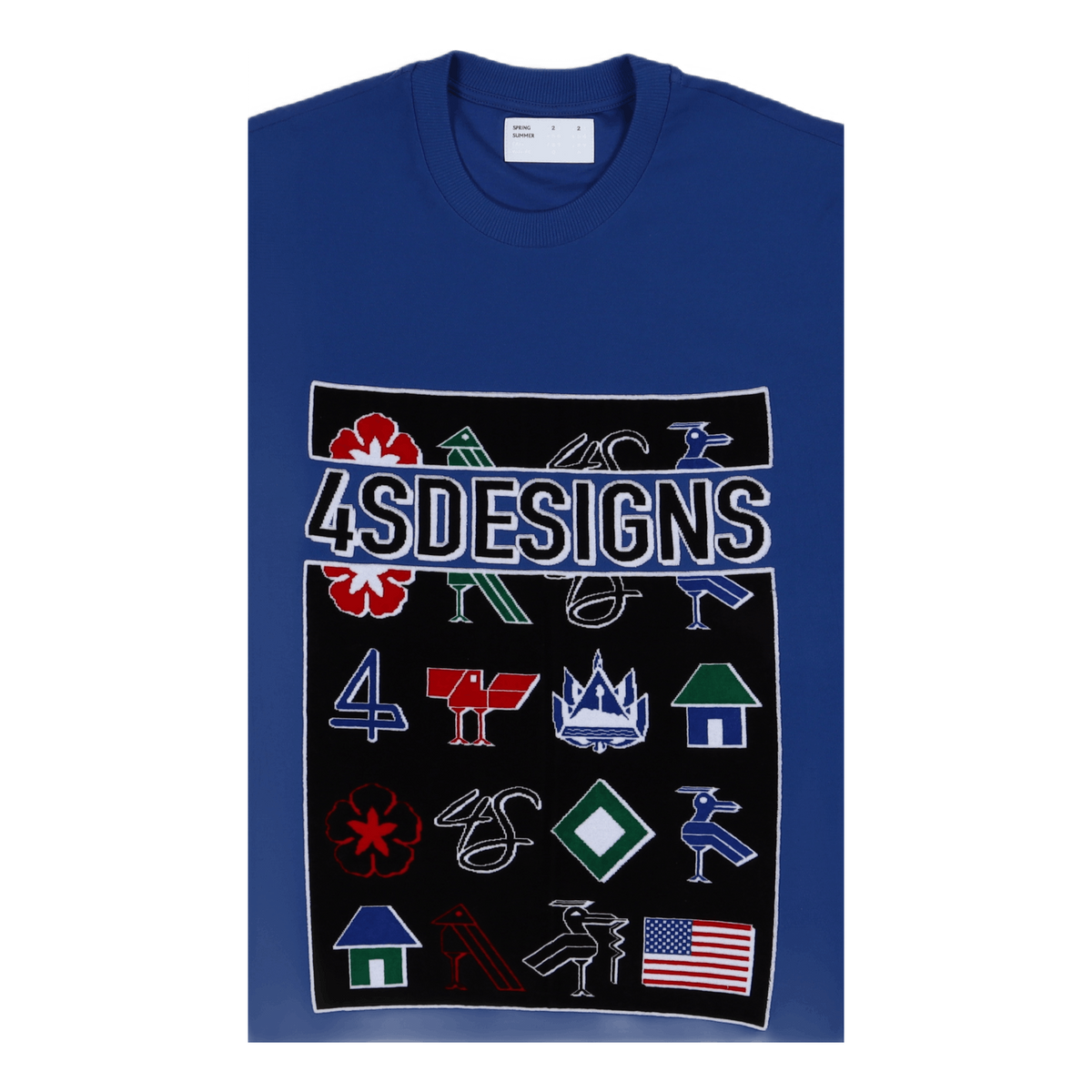 Wide Shirt S/s Jacquard Multi