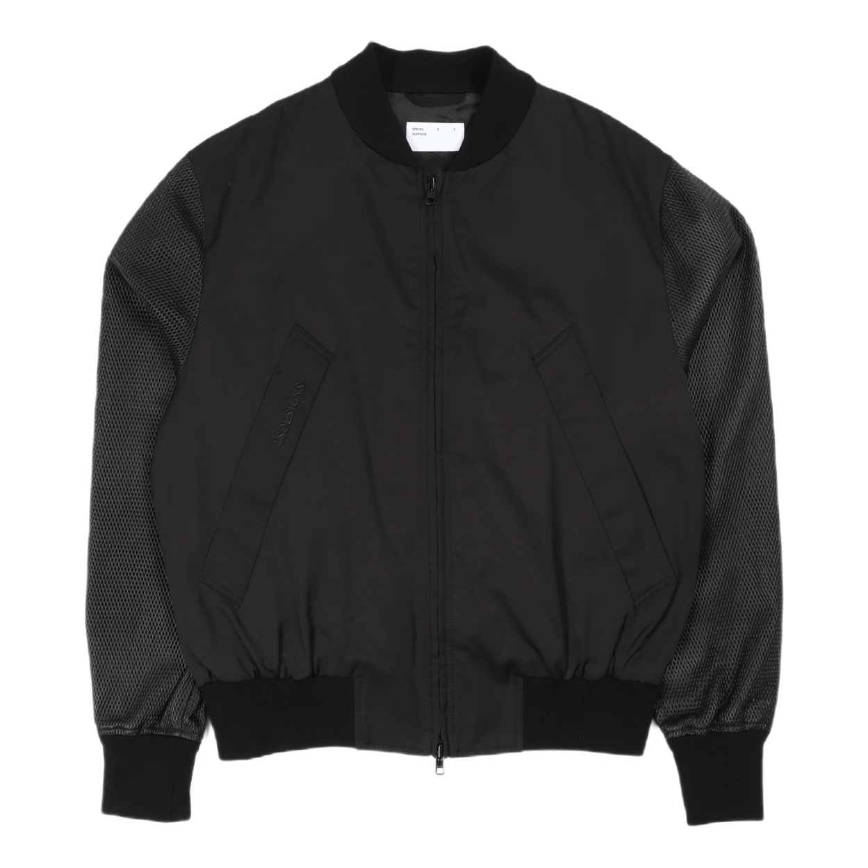 4sd Bomber W/p.leather Sleeves
