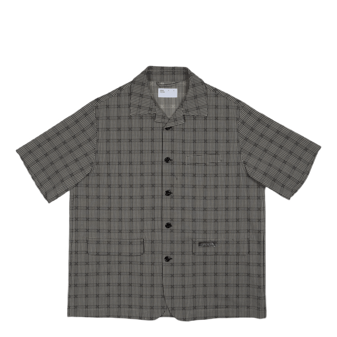 S/s Shirt Blazer Blk/wht Tubic