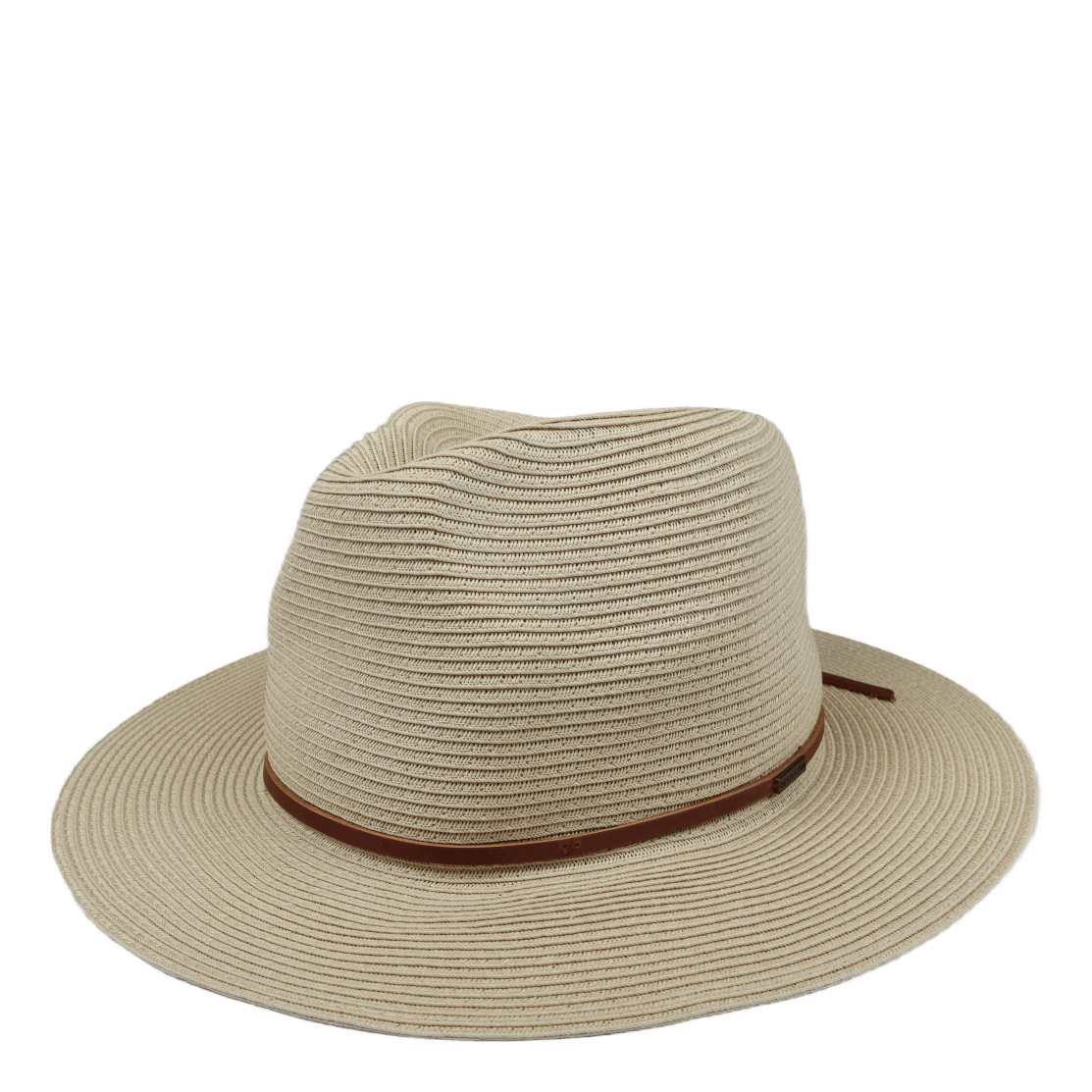 Wesley Straw Packable Fedora Tan