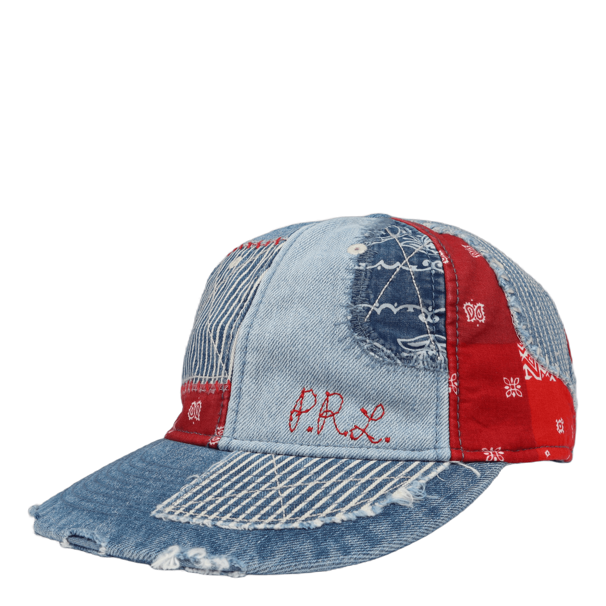 Patchwork Denim Ball Cap Patchwork