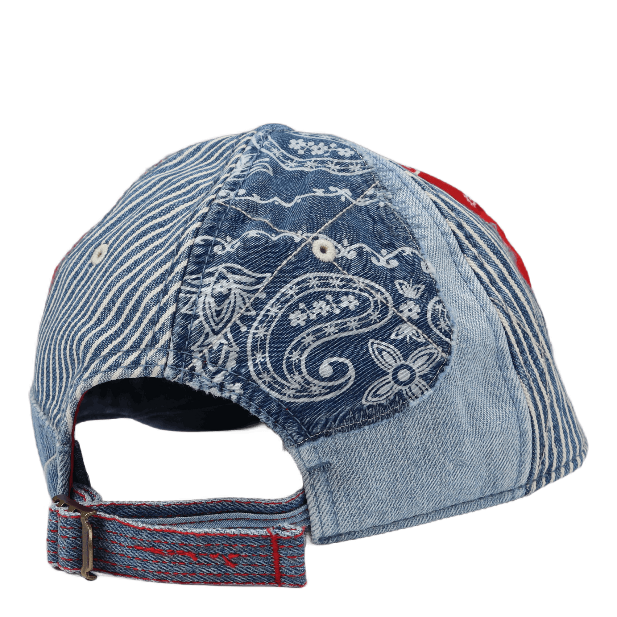 Patchwork Denim Ball Cap Patchwork