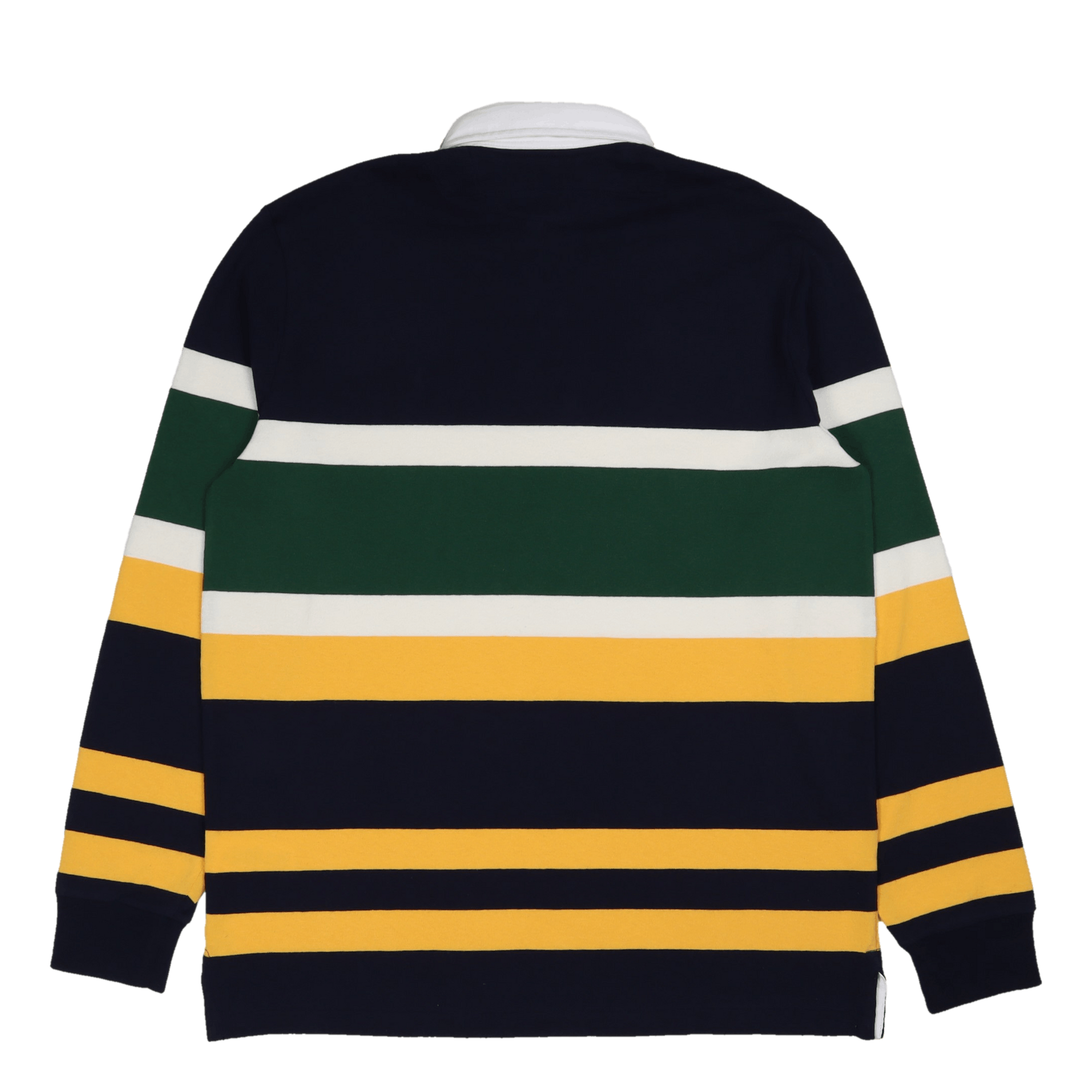 Classic Fit Striped Logo Rugby Shirt Cruise Navy Multi