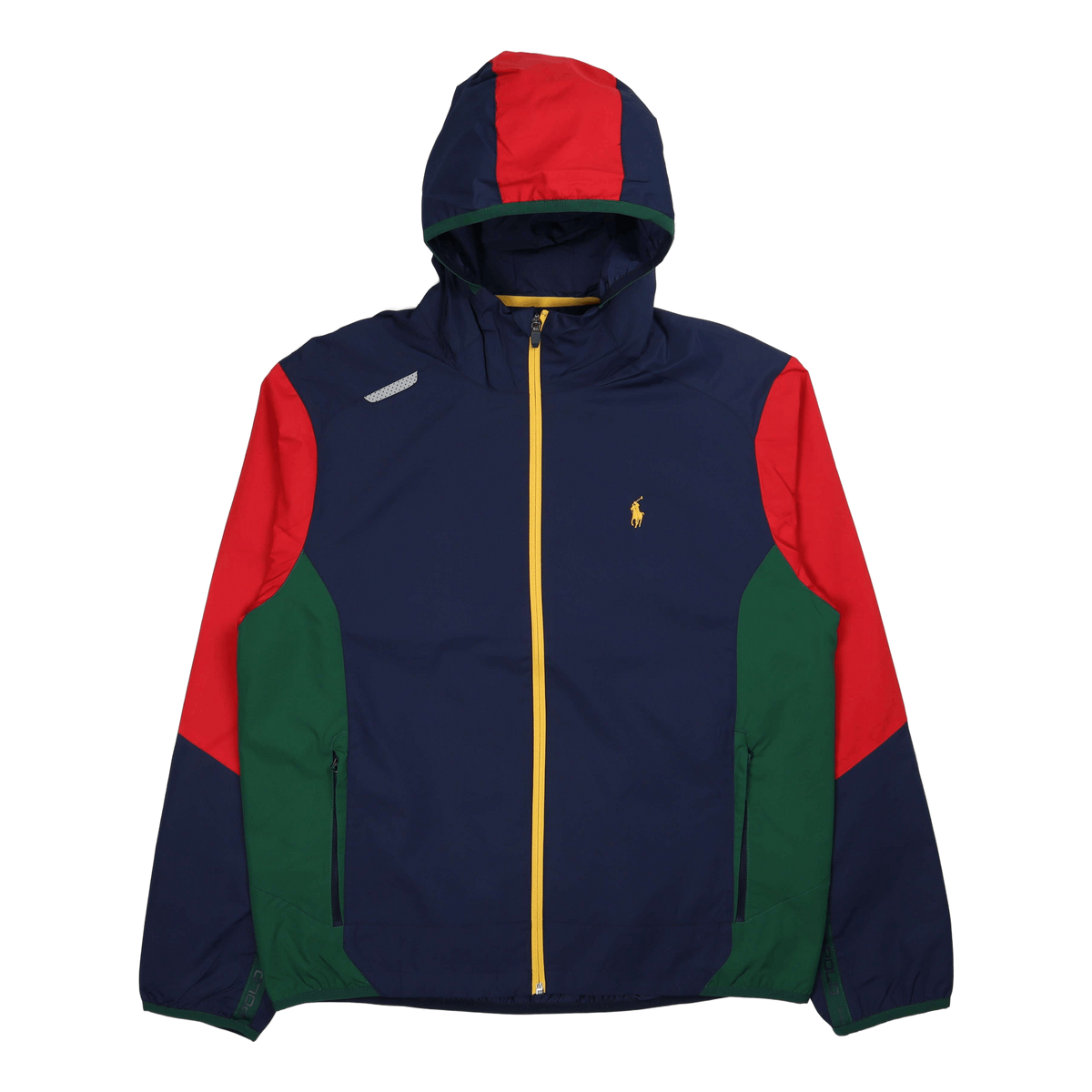 Water-Repellent Hooded Jacket Newport Navy Multi