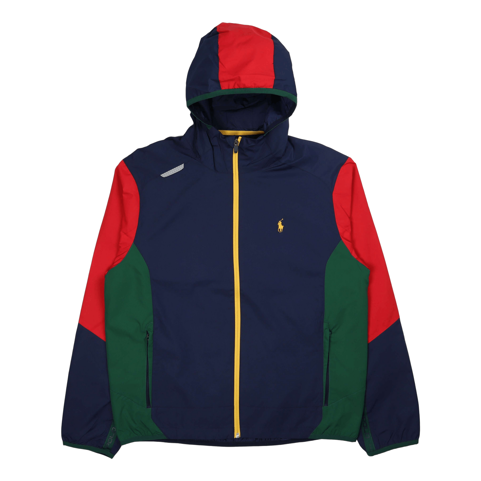 Water-Repellent Hooded Jacket Newport Navy Multi