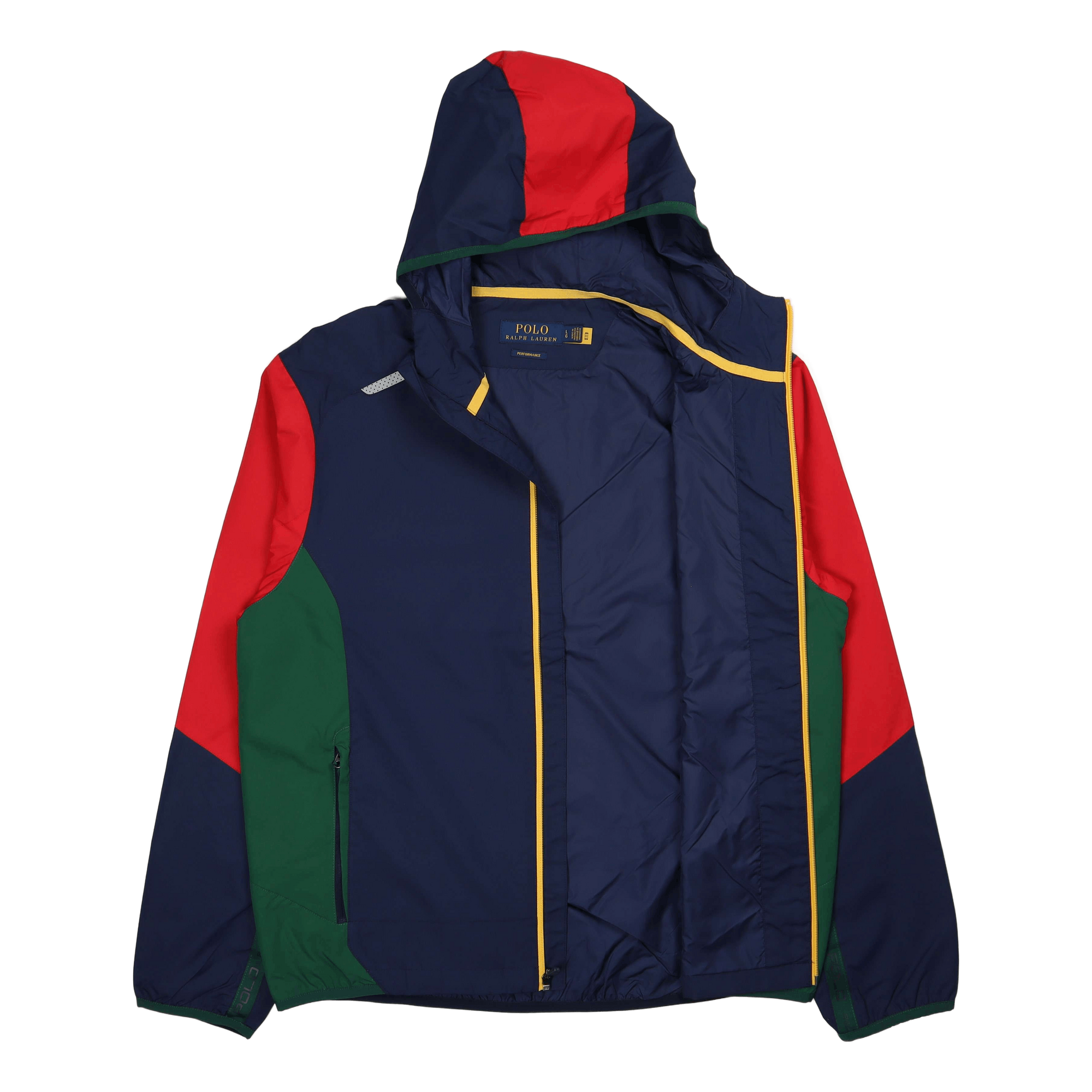 Water-Repellent Hooded Jacket Newport Navy Multi