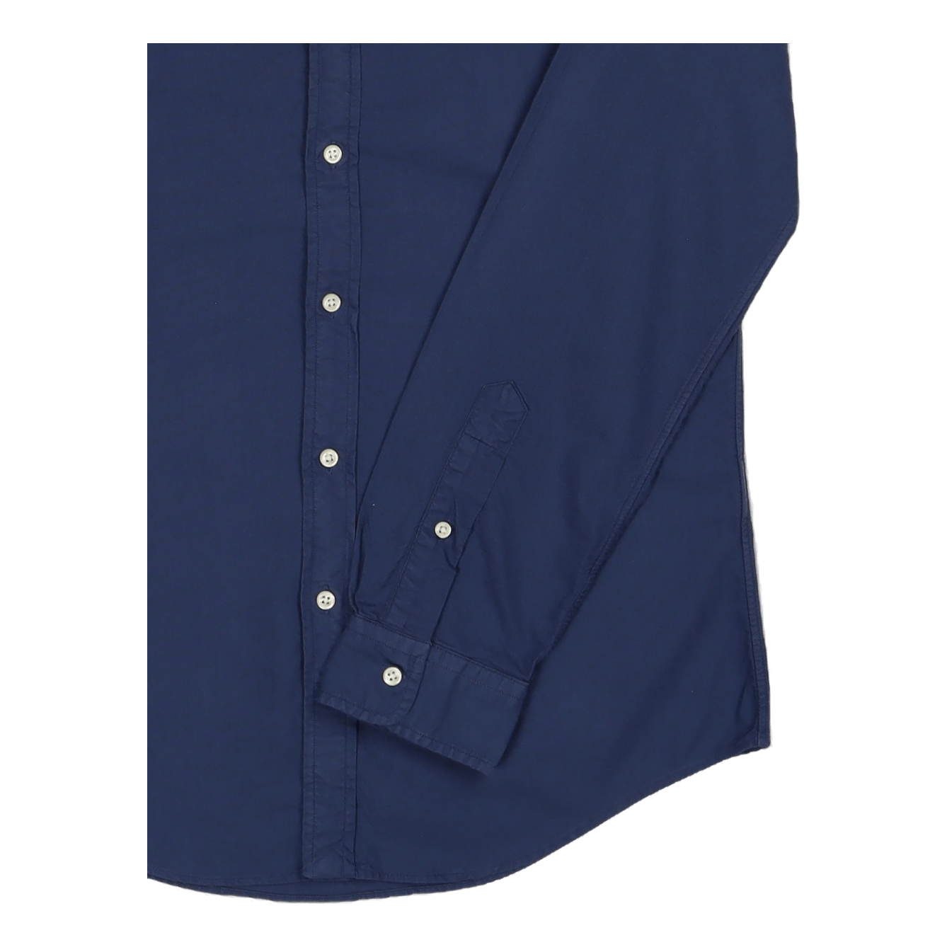 Slim Fit Garment-Dyed Oxford Shirt Light Navy