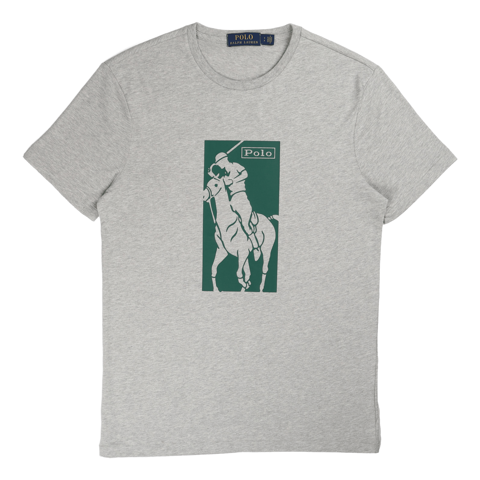 Custom Slim Fit Big Pony Logo T-Shirt Andover Heather