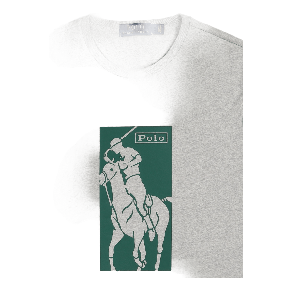 Custom Slim Fit Big Pony Logo T-Shirt Andover Heather