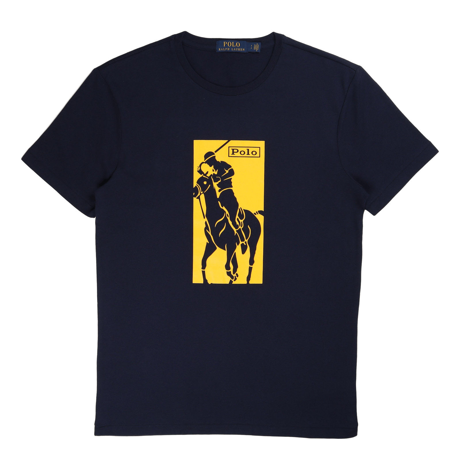 Custom Slim Fit Big Pony Logo T-Shirt Cruise Navy