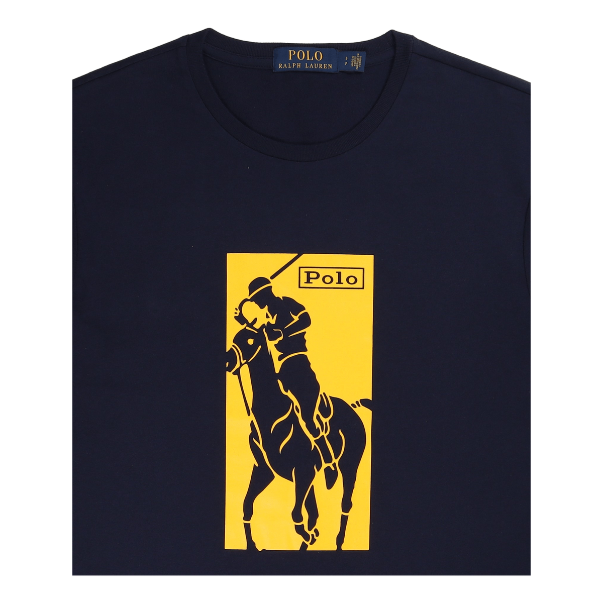 Custom Slim Fit Big Pony Logo T-Shirt Cruise Navy