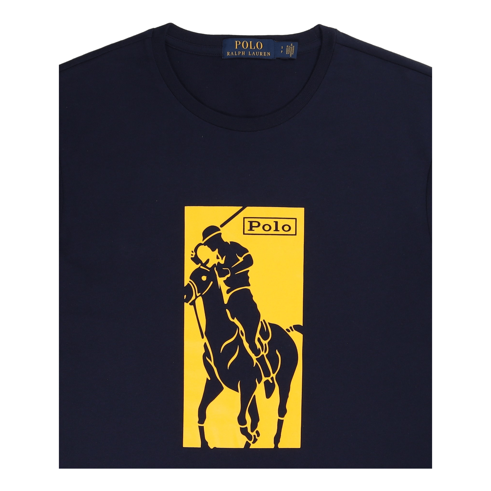 Custom Slim Fit Big Pony Logo T-Shirt Cruise Navy