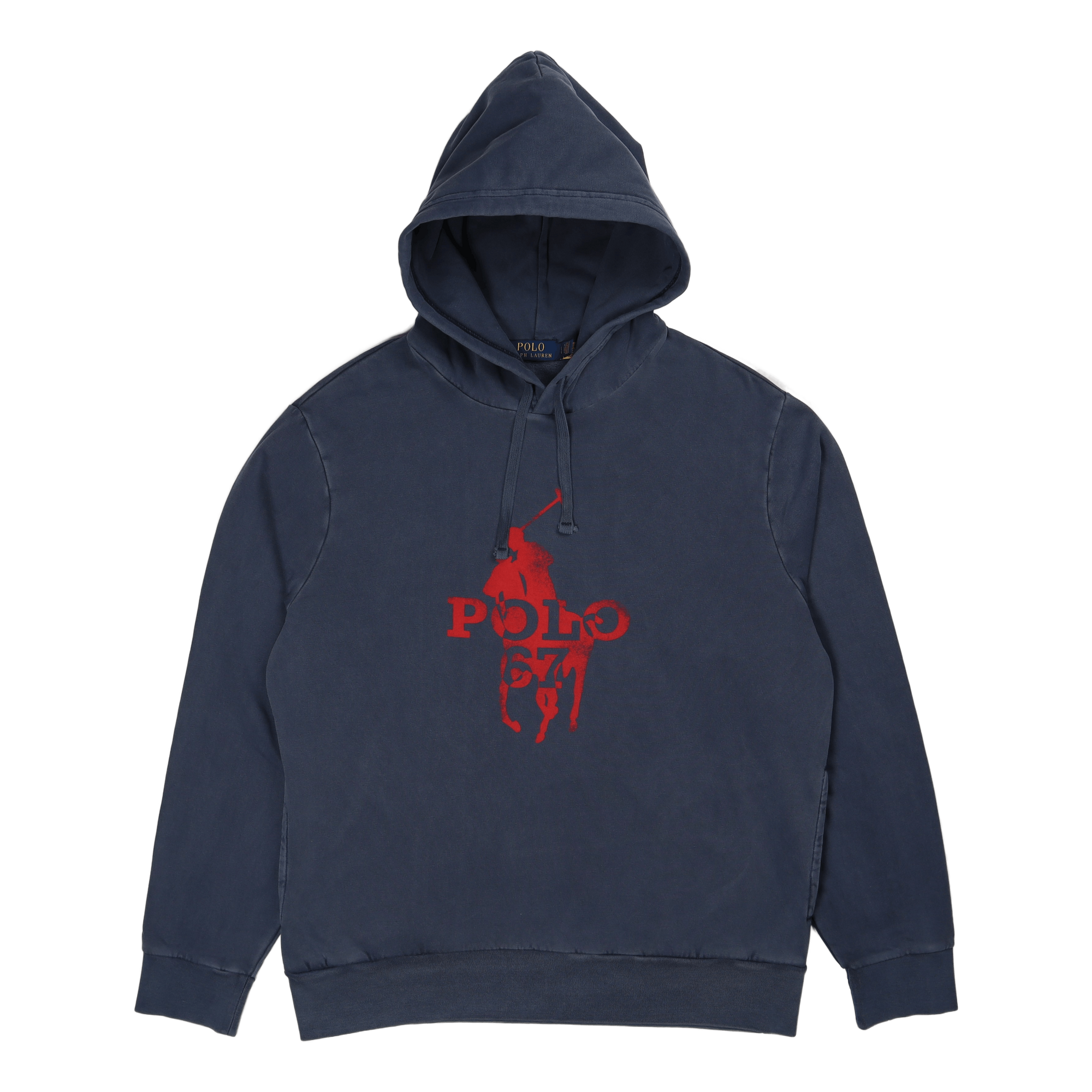 Big Pony Logo Fleece Hoodie Cruise Navy