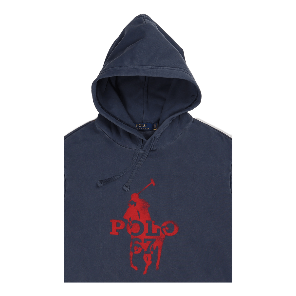 Big Pony Logo Fleece Hoodie Cruise Navy