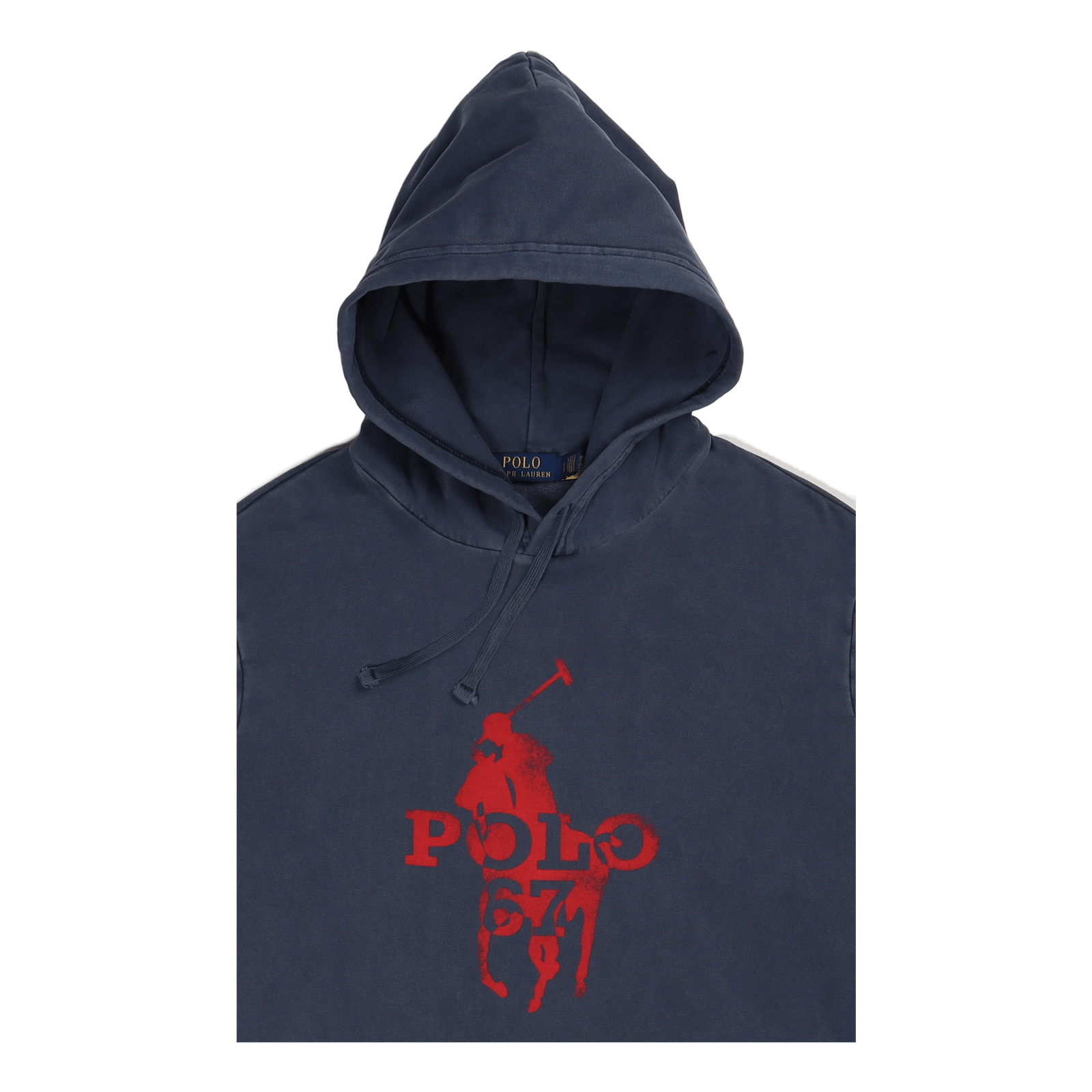 Big Pony Logo Fleece Hoodie Cruise Navy